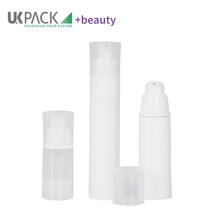 UKA04 Two Type Airless Bottle Same Capabilities For Skincare Packaging 15ml 30ml 50ml