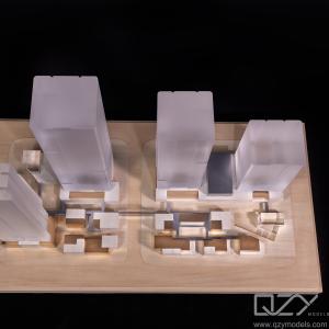 Quality Acrylic Plexiglass Architectural Model Making Supplies Aedas 1/400 Commercial Street wholesale