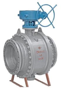Quality API Fixed Flanged Ball Valve , Trunnion Ball Valve Flanged End With Cast Steel wholesale