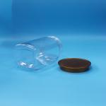 Good Quality Baby Food Clear Plastic PET Food Storage Candy Cookies Jar Seal Lid