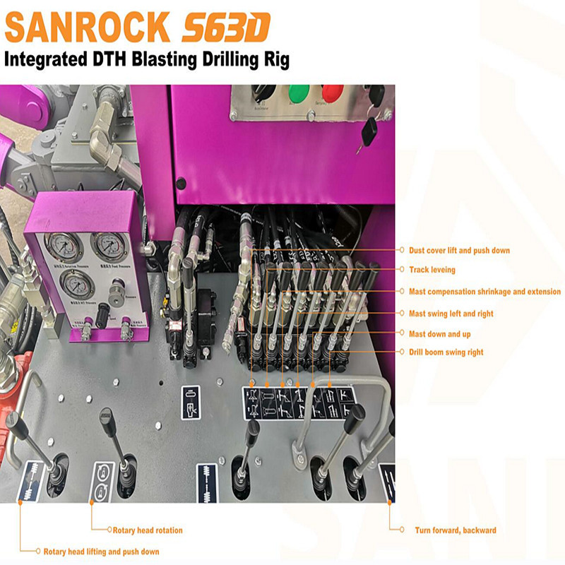 Borehole Drilling Rig Mining DTH Drilling Machine Crawler Hydraulic DTH Drilling Rig