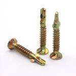 Phillip M8 Flat Head Self-Drilling Screw with Wings 16mm Length Black Oxide