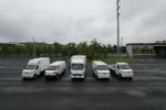 2600kg Steel Rim Electric Cargo Van Liquid Cooling Motor Cooling Mode