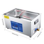 600W Ultrasonic Cleaner for Motorcycle Parts Chains and Tools 30L Capacity