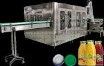 Ce Juice Bottle Filling Machine , Rotary Bottle Drink Filler Packaging Machine
