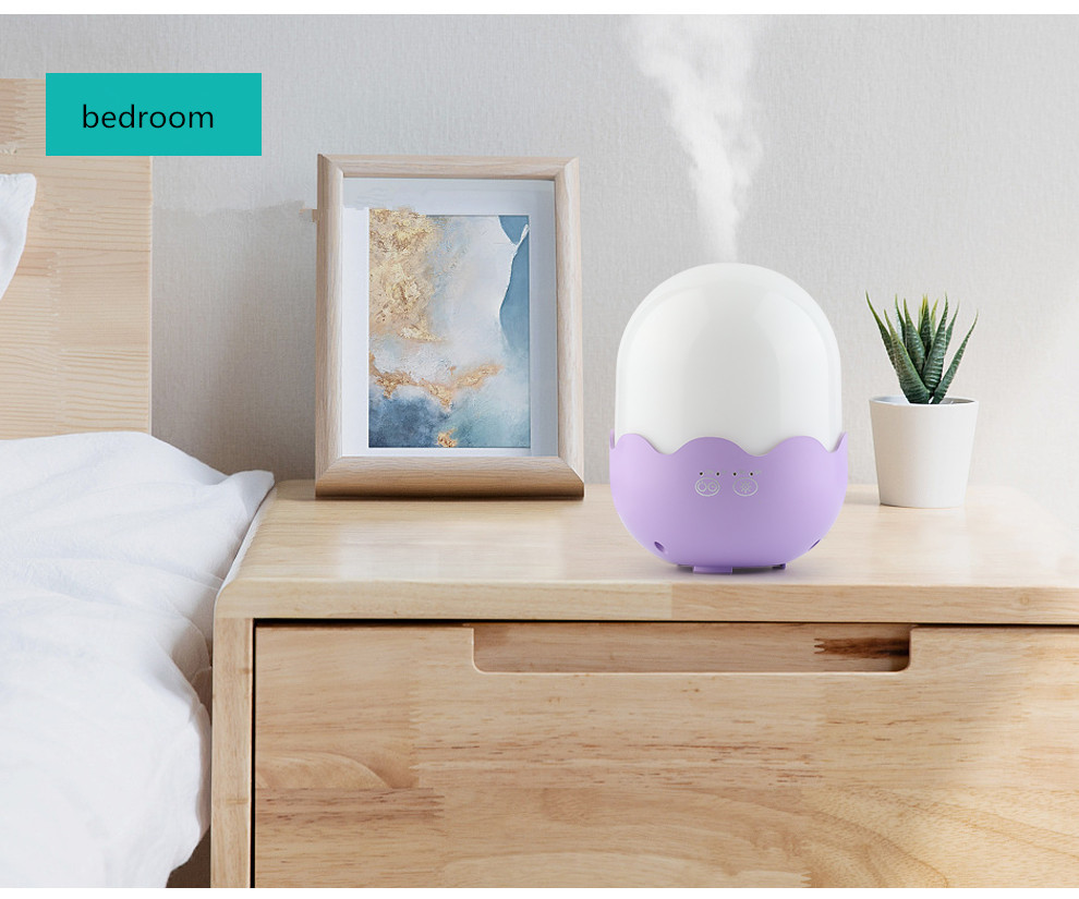 USB Ultrasonic Aroma Diffuser Humidifier Humidifier With LED Seven Colorful Lights