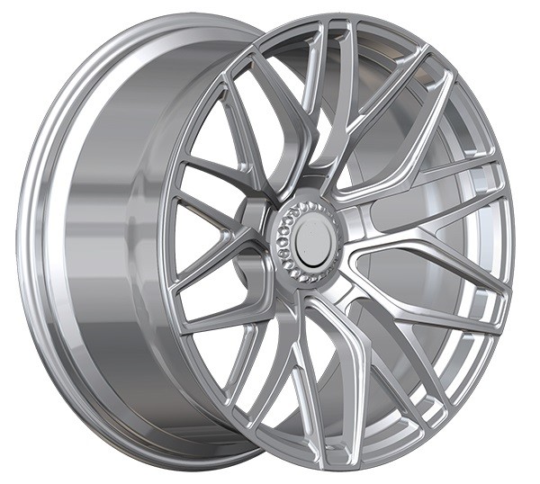 Centerlock type bright colour painting Forged Custom Wheels 18 19 Inch With Black Machine Face rims