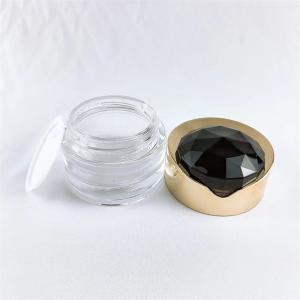 Quality glass bottle set with ABS cap/pump head Cosmetic cream jar wholesale