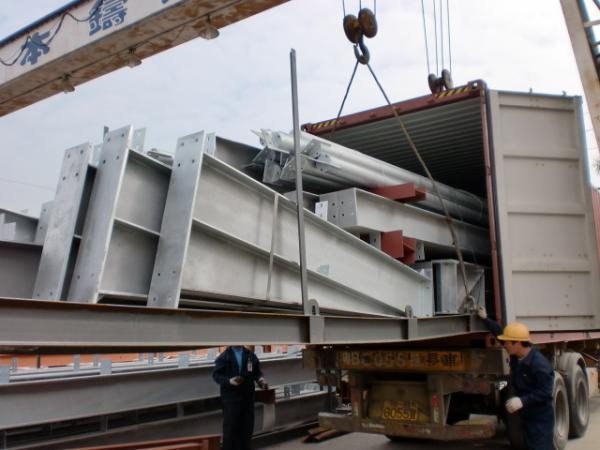 Hot dippedGalvanized C purlins Garage Steel Frame Three floors For Supper Market