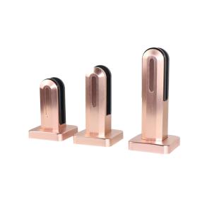 Quality Simple Design Aluminum Glass Spigot Balustrade for Flooring Mounting in Swimming Pool wholesale