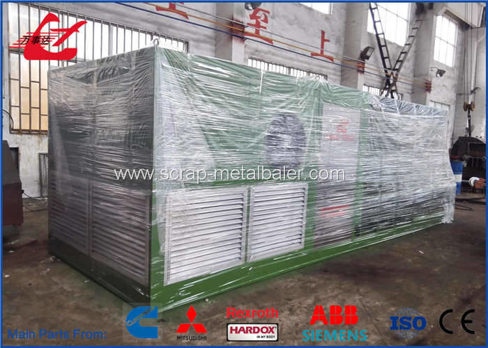 Hydraulic Container Scrap Shear Full Automatic Cutting Machine For Waste Metal Shearing