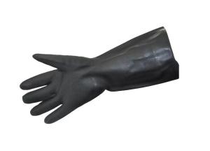 Quality Solvent Resistance Neoprene Chemical Gloves Diamond Grip 330mm Heavy Duty wholesale