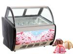 Electric Gelato Display Case , Single Temperature Commercial Display Freezer
