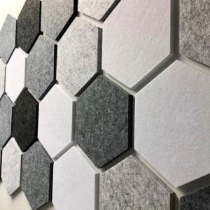 Quality Self Adhesive 9mm Felt Acoustic Panels Wall Art Decorative Soft Soundproof wholesale