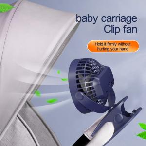 Quality HEBRONFAN Rechargeable Clip Fan Push Button 2.5 Hours Charging wholesale