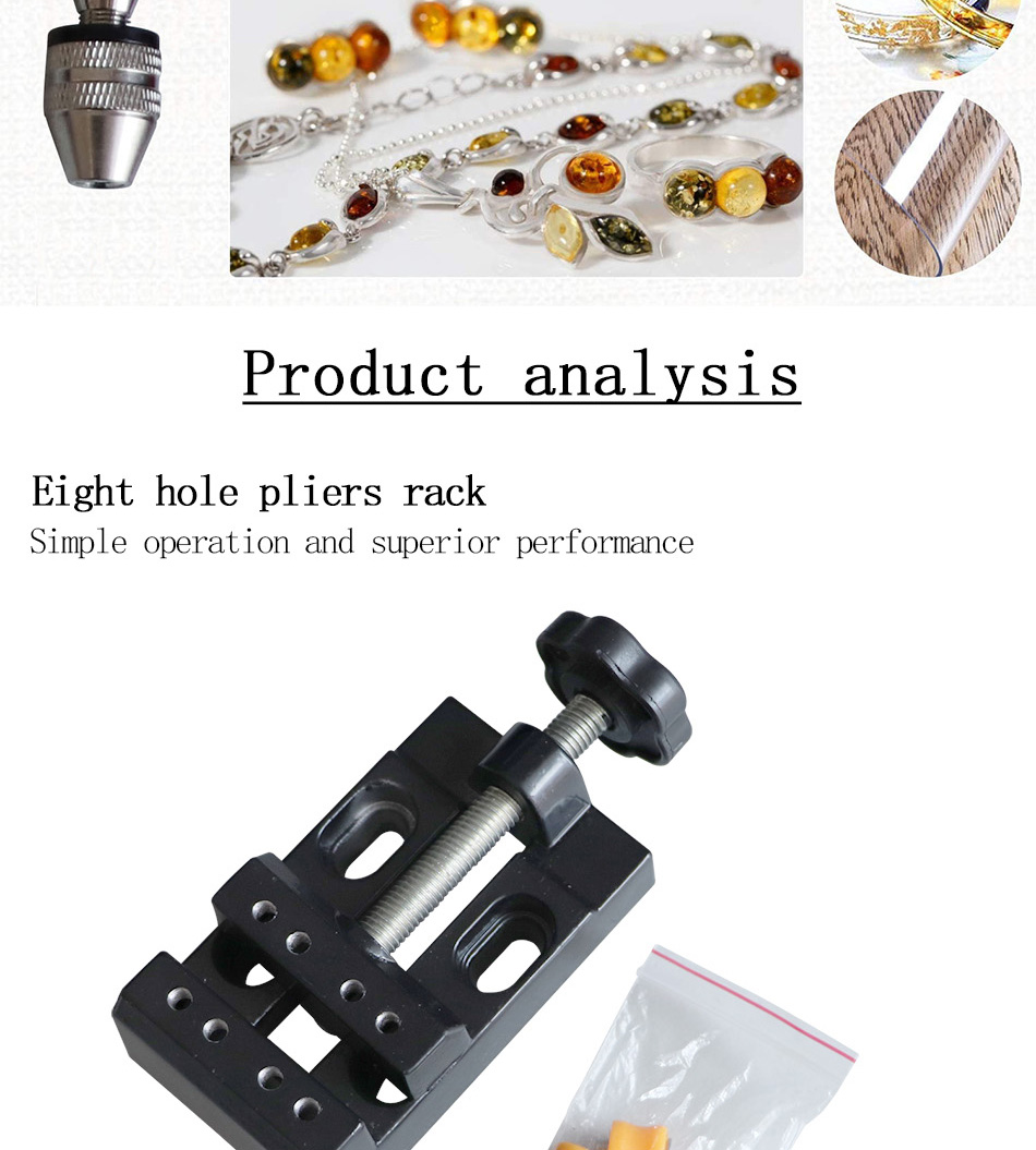 Pin Vises Micro Mini Twist Rotary Punching Tool Set ABS metal