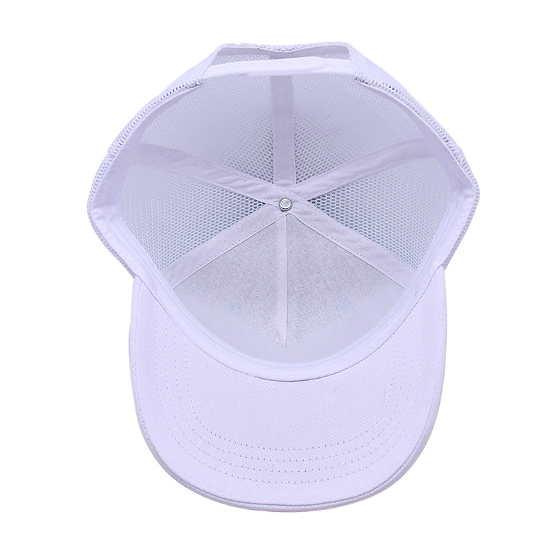 Customization 5 Panel Trucker Cap 3D And Plate Logo Colorful