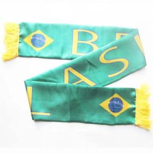 Quality National Advertising Promotional Brasil Scarf wholesale