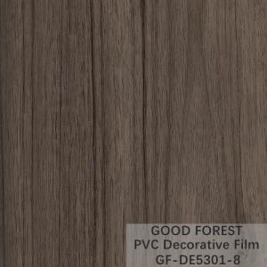 Quality Partition PVC Decorative Film 0.25mm - 0.60mm Thickness Dark Grey Color wholesale