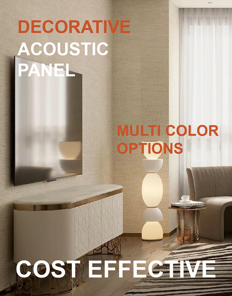 Portable And Lightweight Decorative Acoustic Panels Luxurious Surface Finishes
