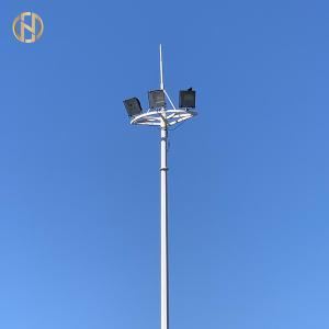Quality Dodecagon Shape High Mast Pole Galvanised Light Pole 75FT 80FT wholesale