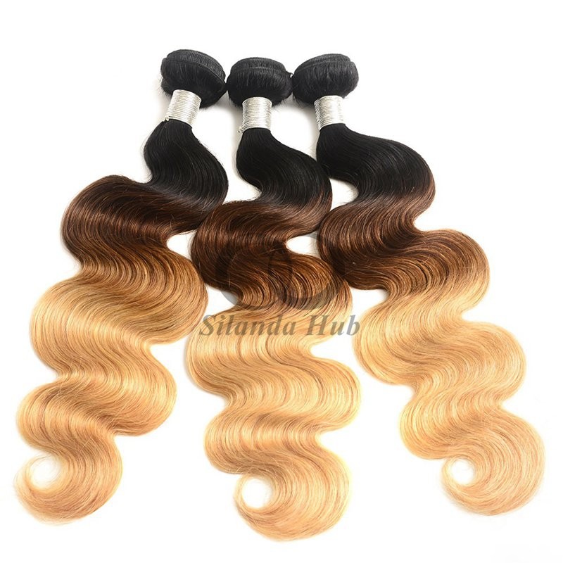 #T1B/4/27 Body Wave Remy Human Hair Bundles Sew In Weave Bundles Brazilian Bundle Deals