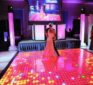 Quality Interactive Led Dance Floor Hire , P6.25 Led Video Dance Floor Support 3d wholesale
