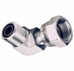 Pipe Lines Connect High Pressure Hydraulic Elbow Fitting Carbon Steel 90 Degree