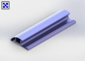 Quality Blue Painted 6063 Alloy Industrial Aluminum Profile For LED Advertising Case wholesale