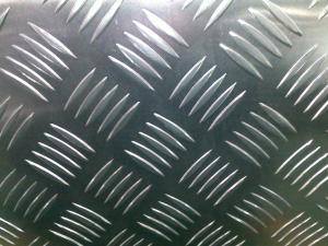 Quality AA1100/3003/3105/5052 Standard Five Bar Aluminum Tread Plate Thickness 1.00mm-12.00mm wholesale