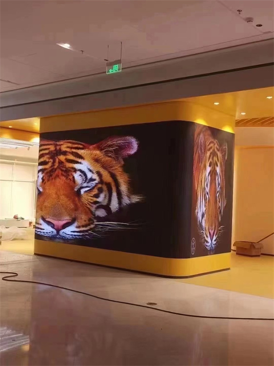 Ultra-Thin Flexible Led Screen Panel Outdoor P1.8 P2 S Shaped