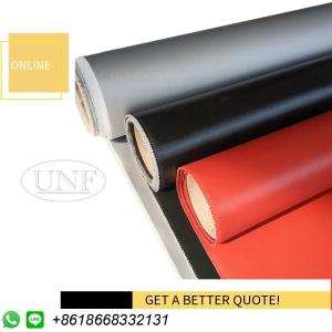 Quality 0.45mm Satin Weave Silicone Coated Glass Fabric 40/40 Gram 2 Meter Width wholesale