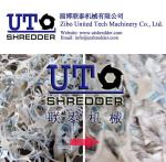 double shaft shredder -shoes waste shredder, textile shredder, cloth recycling,