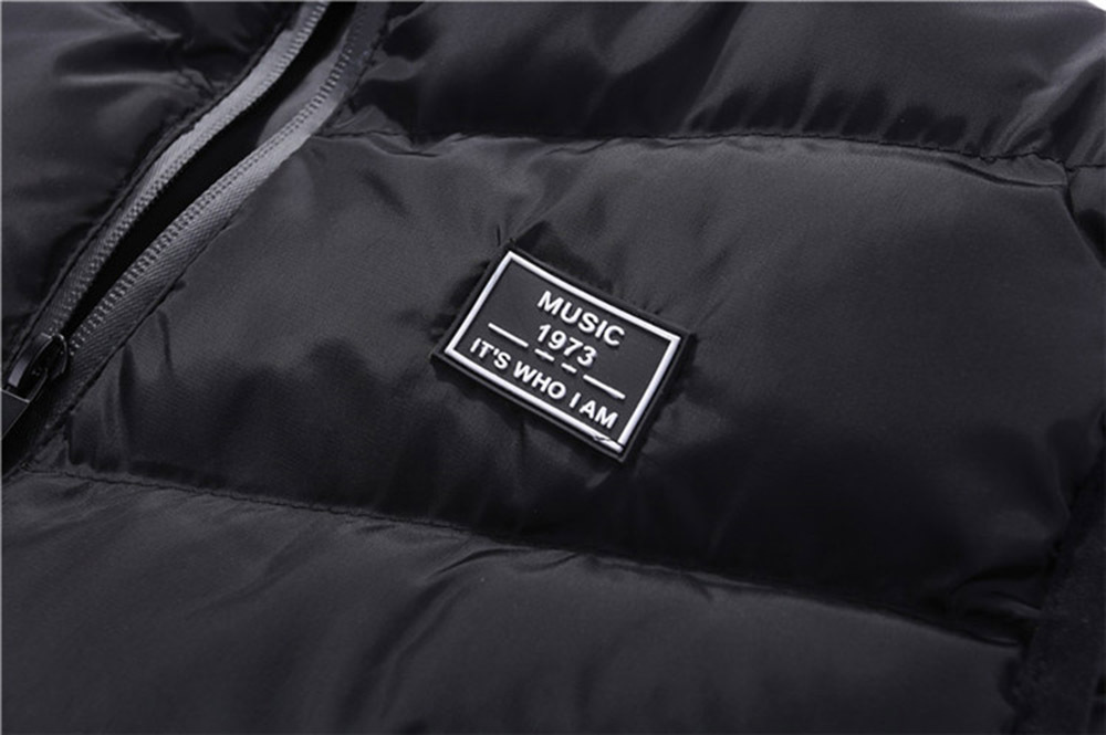 Winter Classic Plus Size Top Clothes Zipper Thick Utility Sleeveless Warm Cotton-padded Waistcoat Men Vest