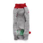 Pet Dog Sweaters Christmas Clothes With Plush Balls Teddy Golden Retriever