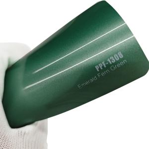 Quality flexible PPF-1308 Emerald Fern Green Color Paint Protection Film 1.52x16m wholesale