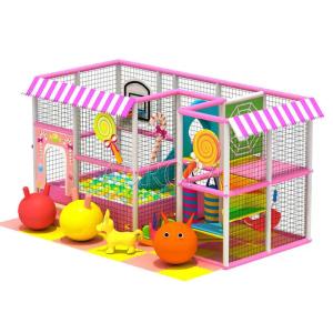 Quality Factory Maze Kids Pink Indoor Playground Equipment Commercial Candy Theme wholesale
