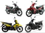 7500rpm CUB Motorcycle Bmx Automatic Clutch Muffler Matte Black Sports Bike