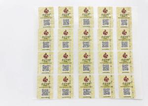 Quality Vinyl Material Permanent Adhesive Label Sticker Oil - Proof Environmentally Friendly wholesale