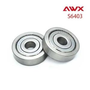 Quality S6403 Custom Stainless Steel Spherical Bearings Non Corroding P5 Grade wholesale