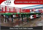 40 Foot Flatbed Trailer, 40 Tons Flatbed Truck Trailer With Twist Lock