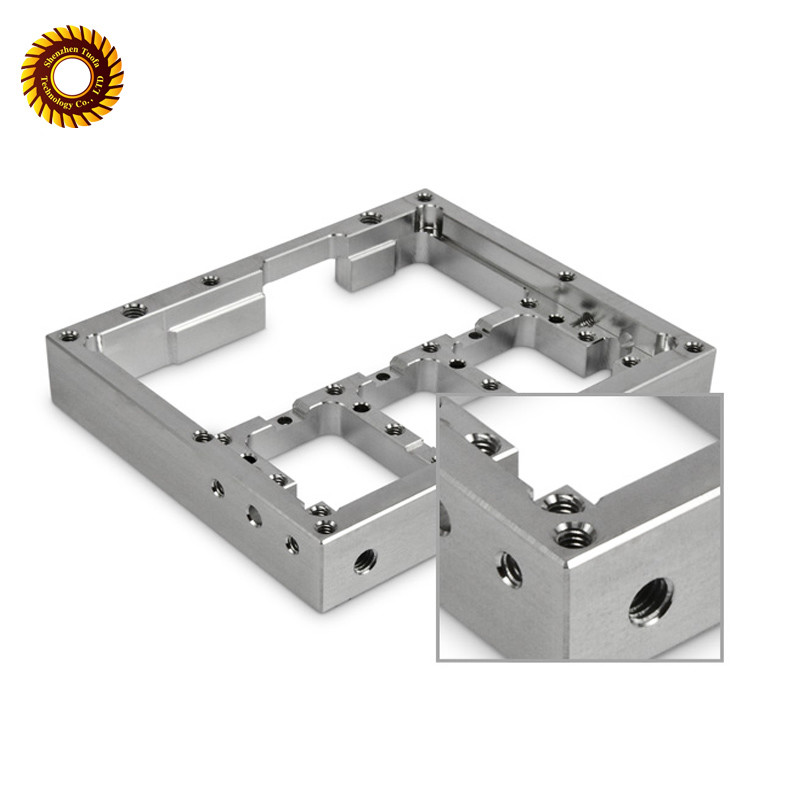 ISO9001 Ra1.6 CNC Machining Keyboard Anodized Aluminium Sandblasting