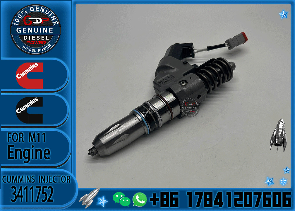 High Quality Diesel Engine Fuel Injector 3411752 3084589 3087557 For CUMMINS ISM QSM M11 Engine