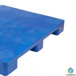 Anti Slip Heavy Duty Plastic Pallet Blue 1200*1000*150mm With Nine Feet / Smooth