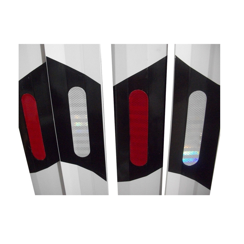 Flexible Traffic Delineator Post 1300 X 115 X 4mm Road Construction Safety Sign Reflective