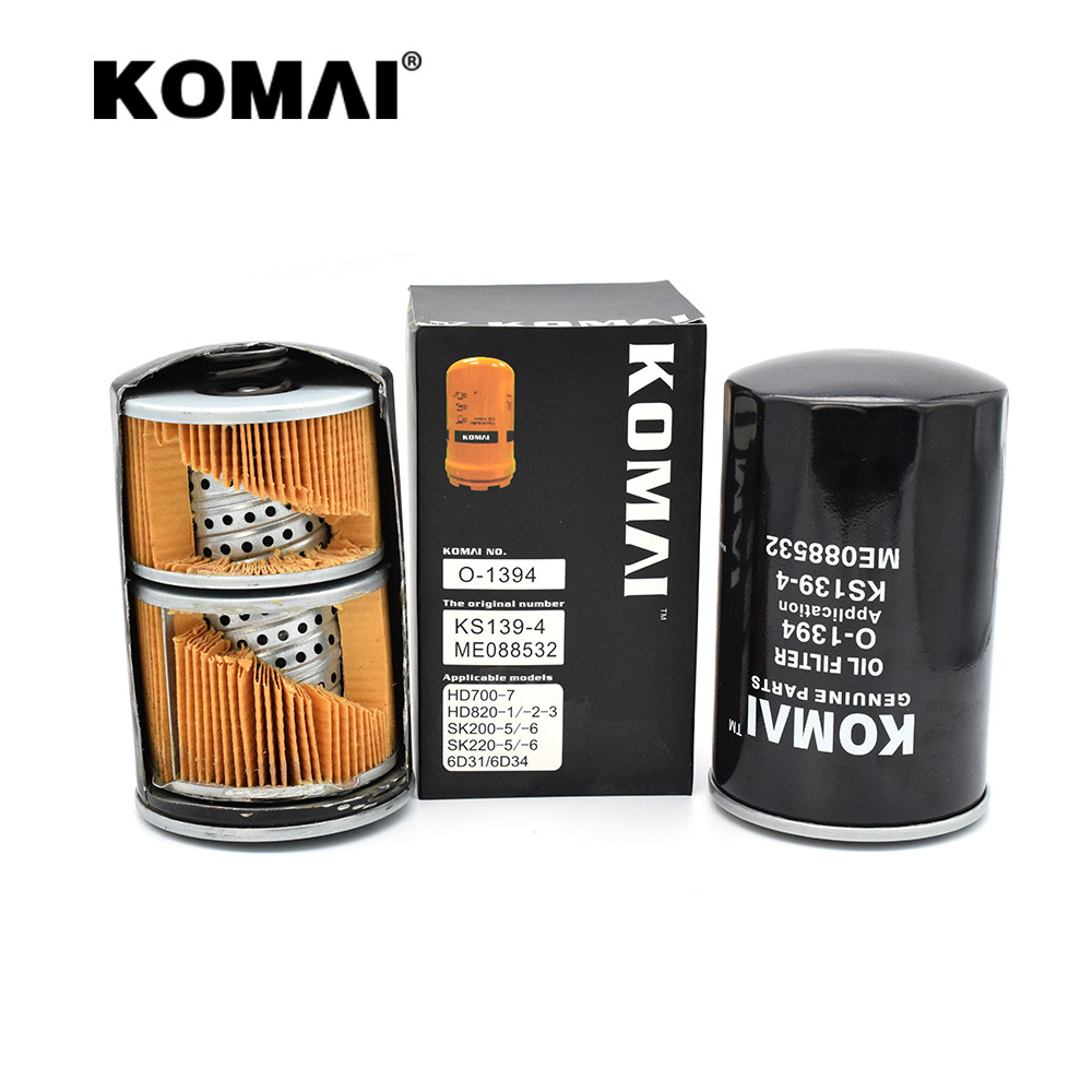 Lube Oil Filter Cartridge For Excavator ME088532 KS139-4 2446R-332D11 2451U-3431 LFP 8752