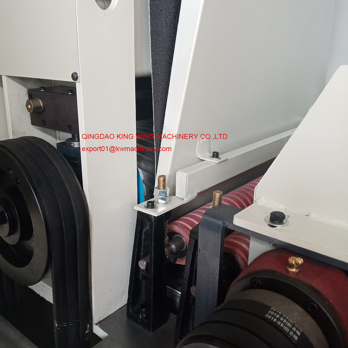 RPS1300R-R Lacquer wooden board sanding machine wide belt sander max. working width 1300mm