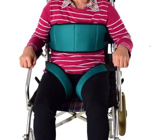 Quality Green Breathable Mesh Wheelchair Seatbelts Wrapped Herringbone Cotton wholesale