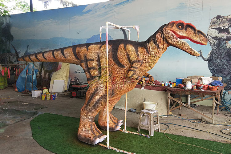 Hidden Manual Operation Dinosaur Costume Adults Realistic With Sun Resistance