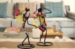 Creative Girl Tea Picking Holder for Home Decoration